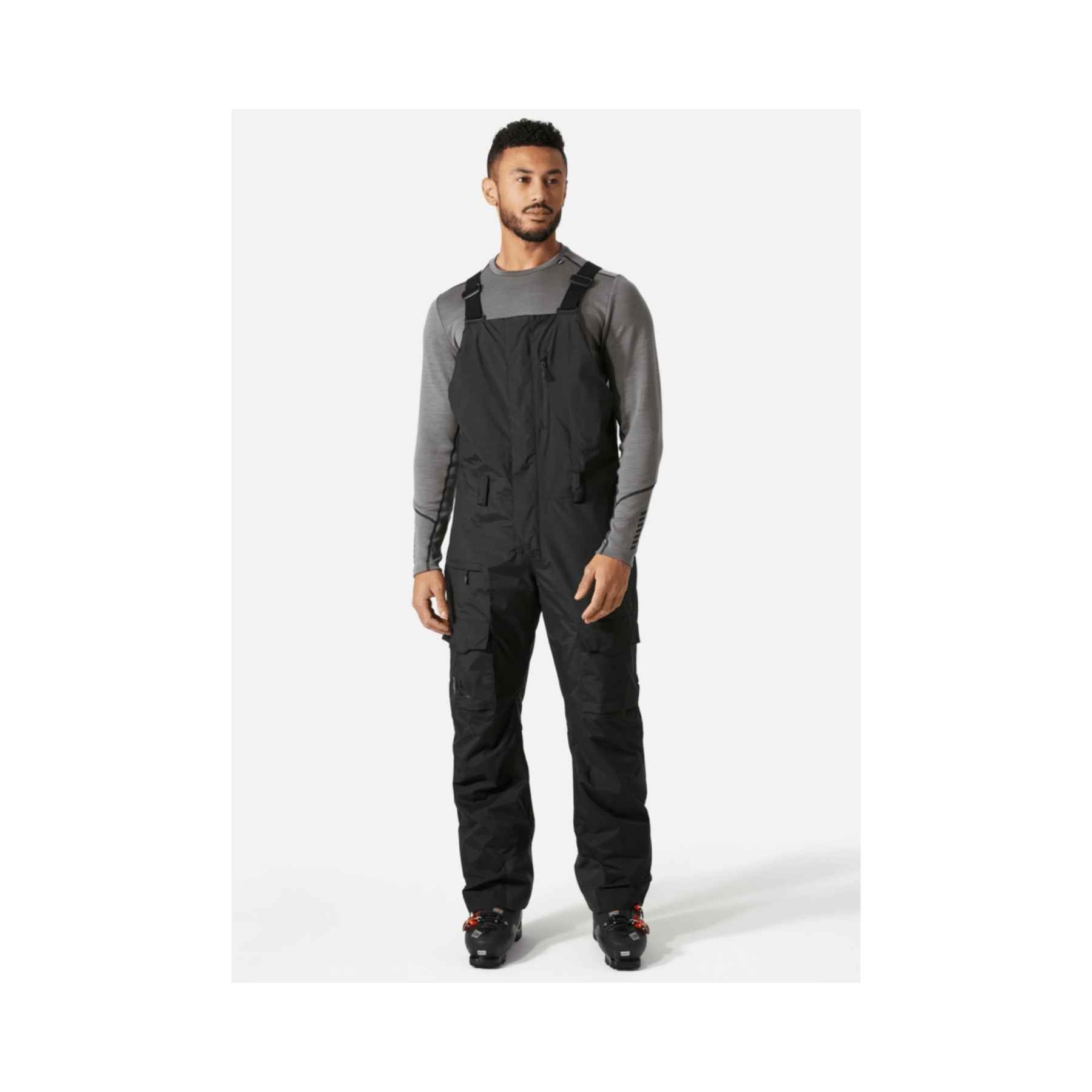 Helly Hansen Sogn Bib Cargo Pants in Black