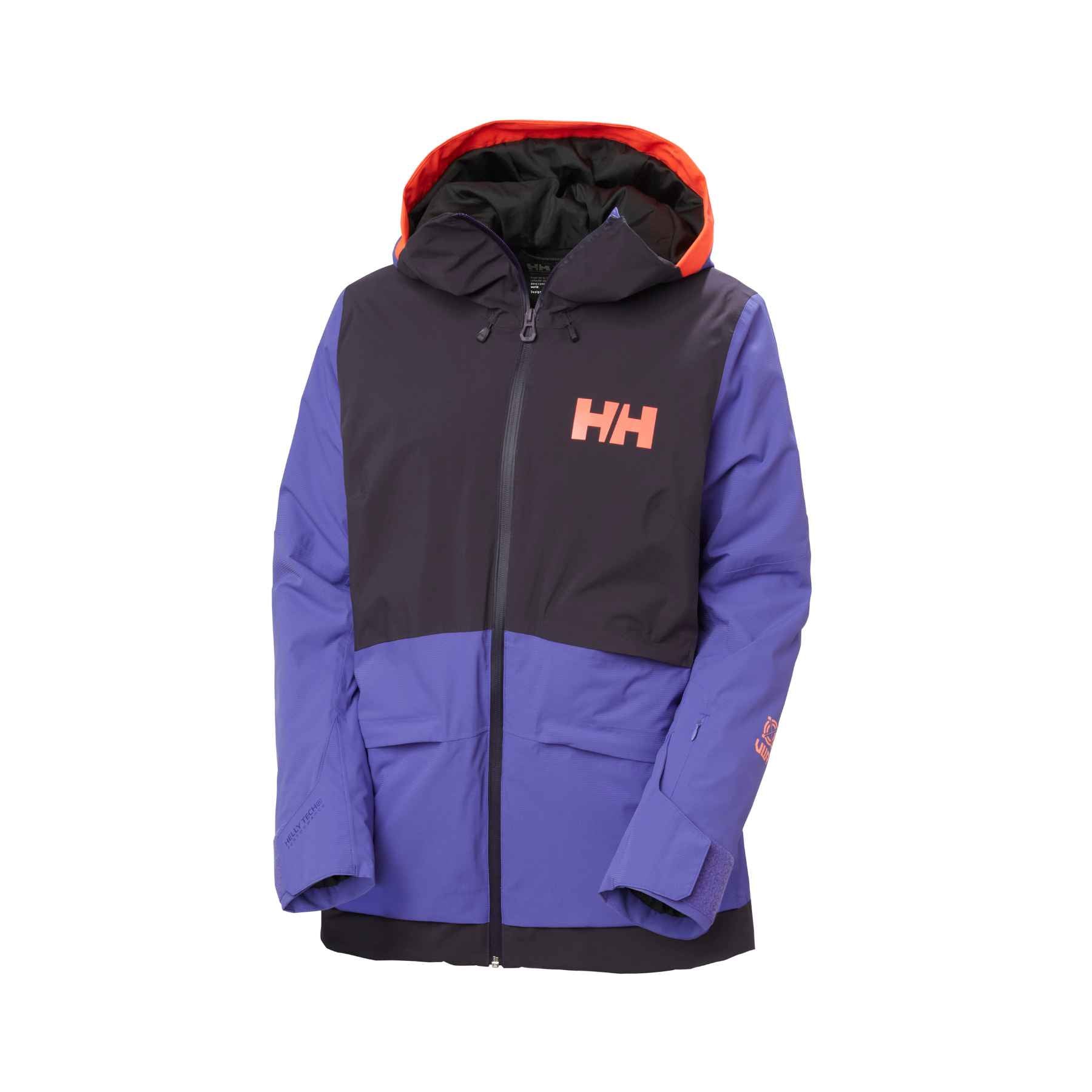 Helly Hansen W Powchaser 2.0 Jacket in Black Grape