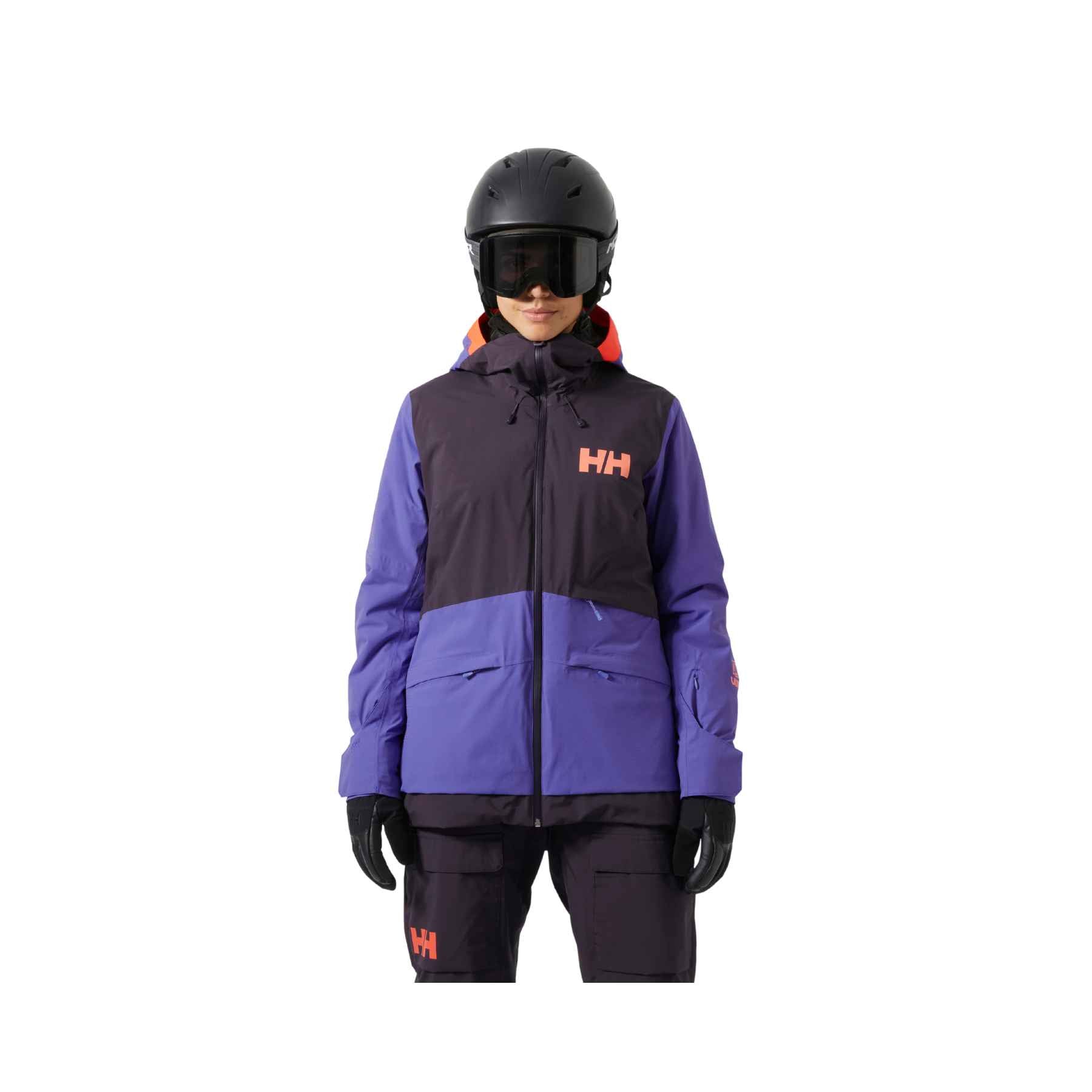 Helly Hansen W Powchaser 2.0 Jacket in Black Grape
