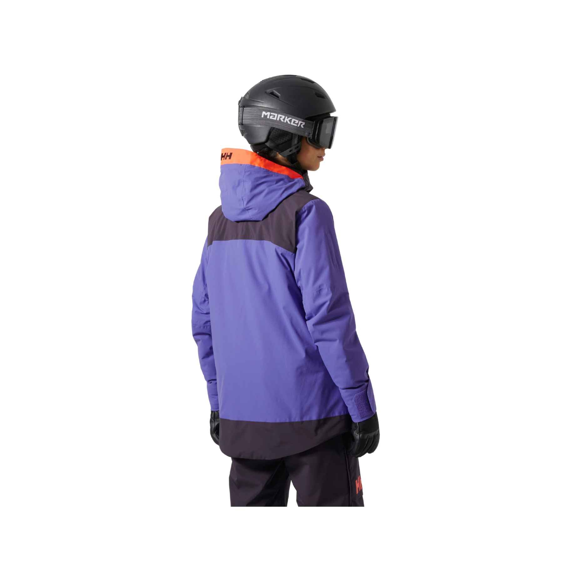 Helly Hansen W Powchaser 2.0 Women's Ski Jacket in Black Grape