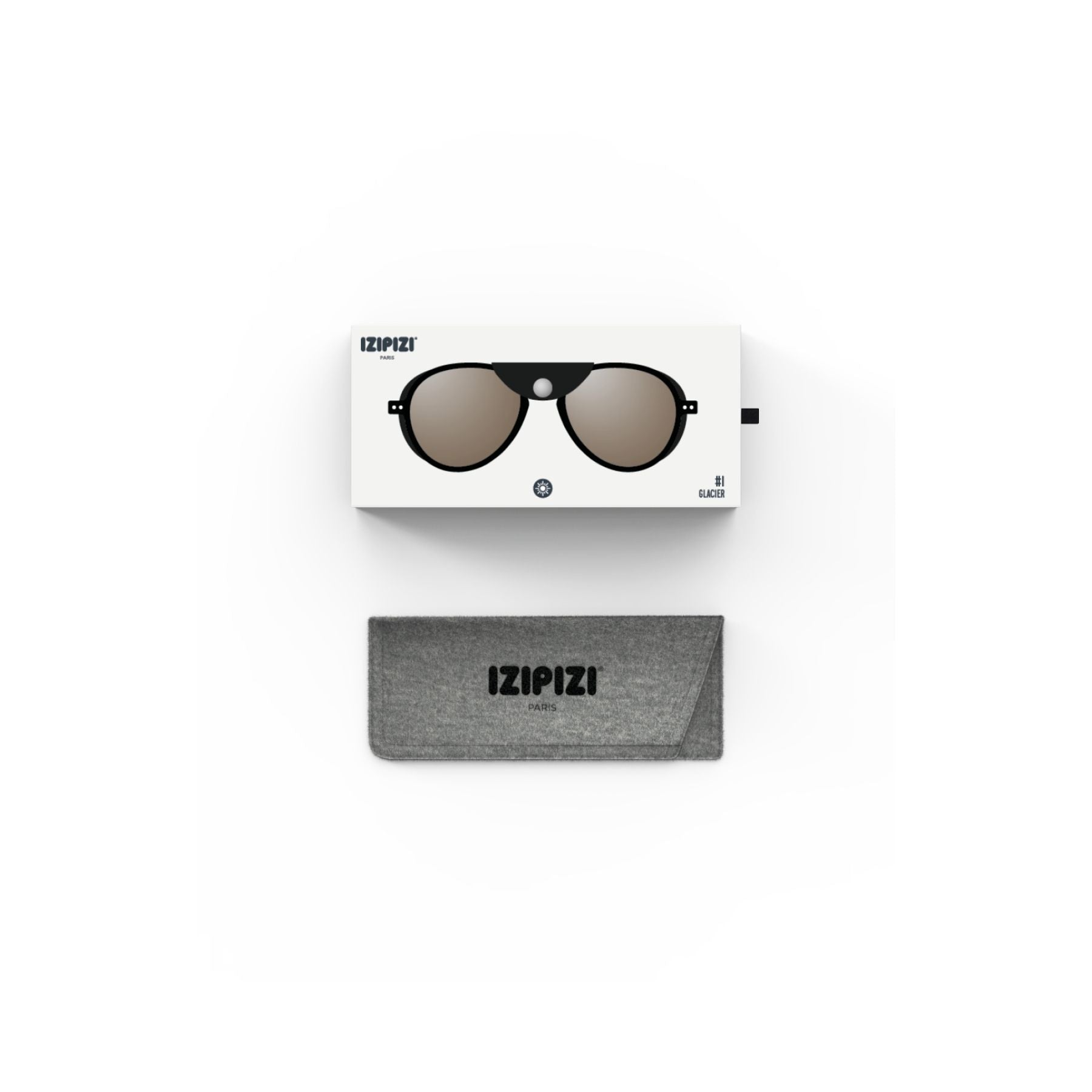 Izipizi Glacier #I Black Sunglasses