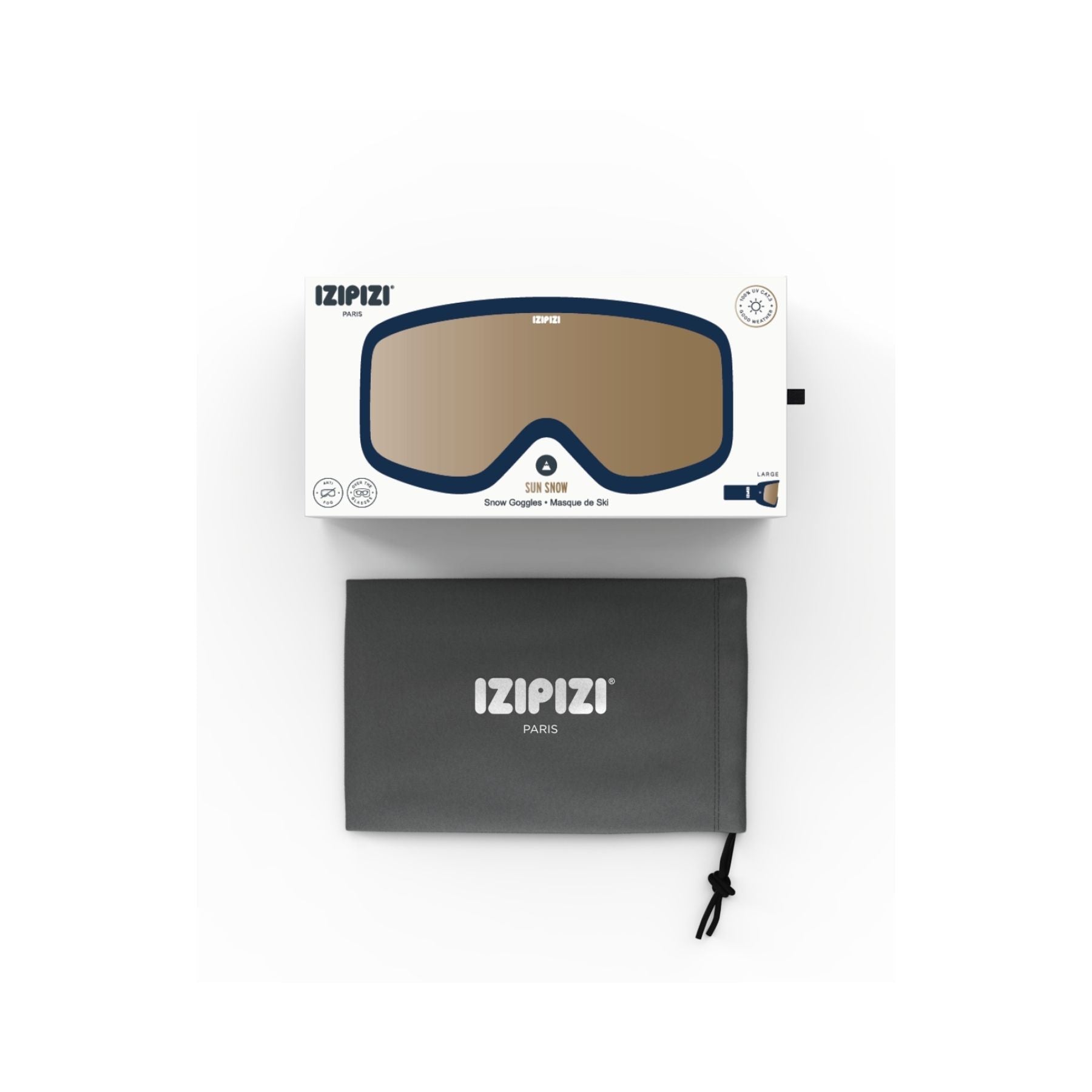 Izipizi SNOW L Navy Blue Goggles