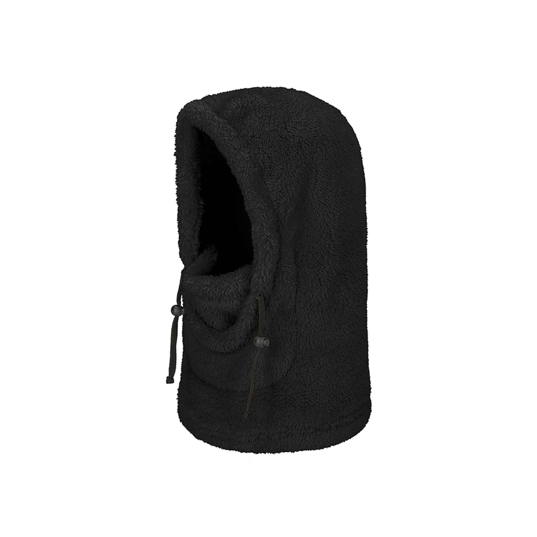 JailJam Teddy Fleece Hood in Black