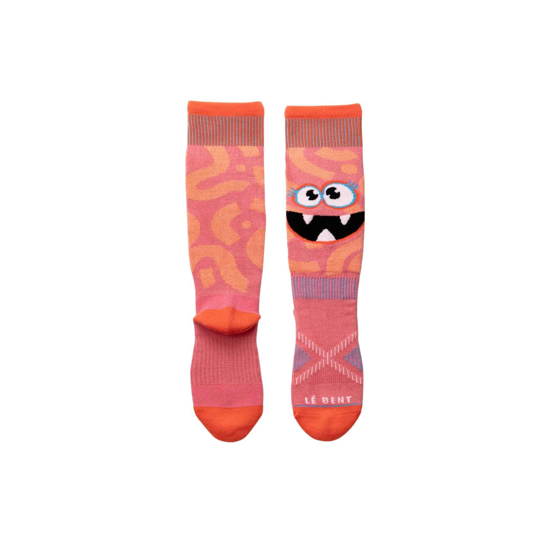 Le Bent Kids Light Cushion Monster Party in Strawberry Pink