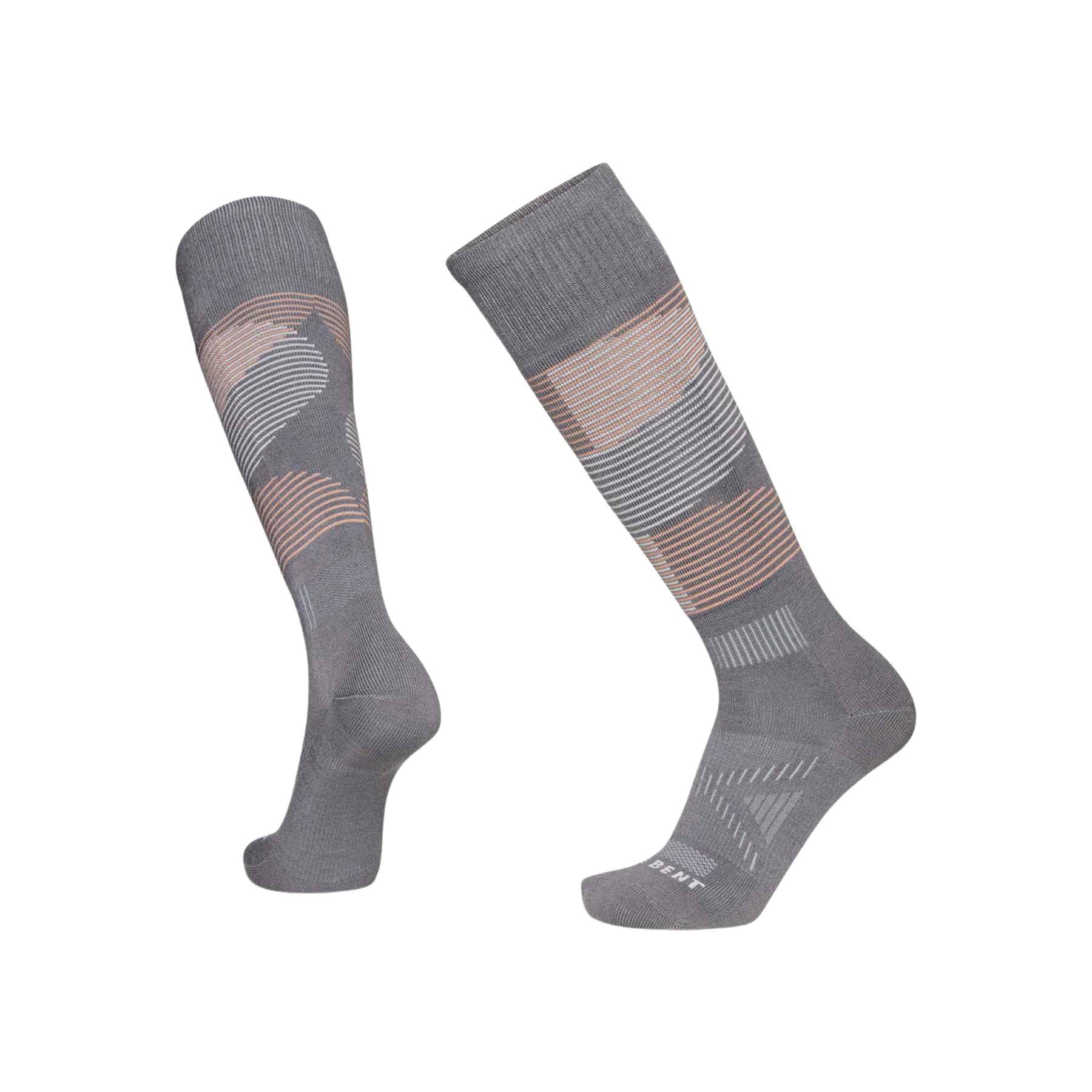 Le Bent Targeted Cushion Shred Sock in Smoke Pearl