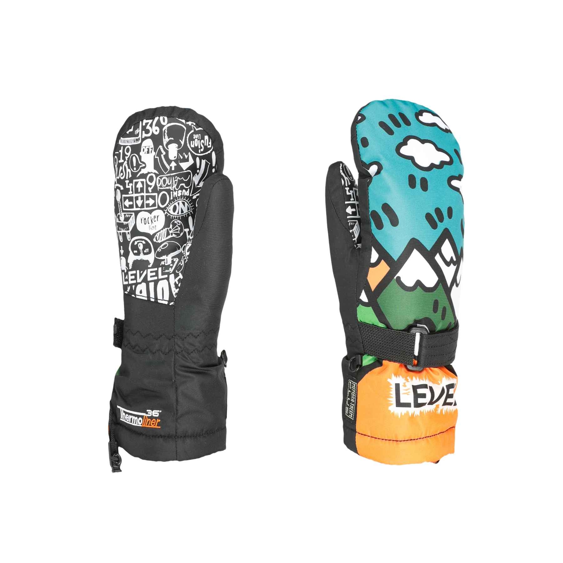 Level Junior Mitt in Orange