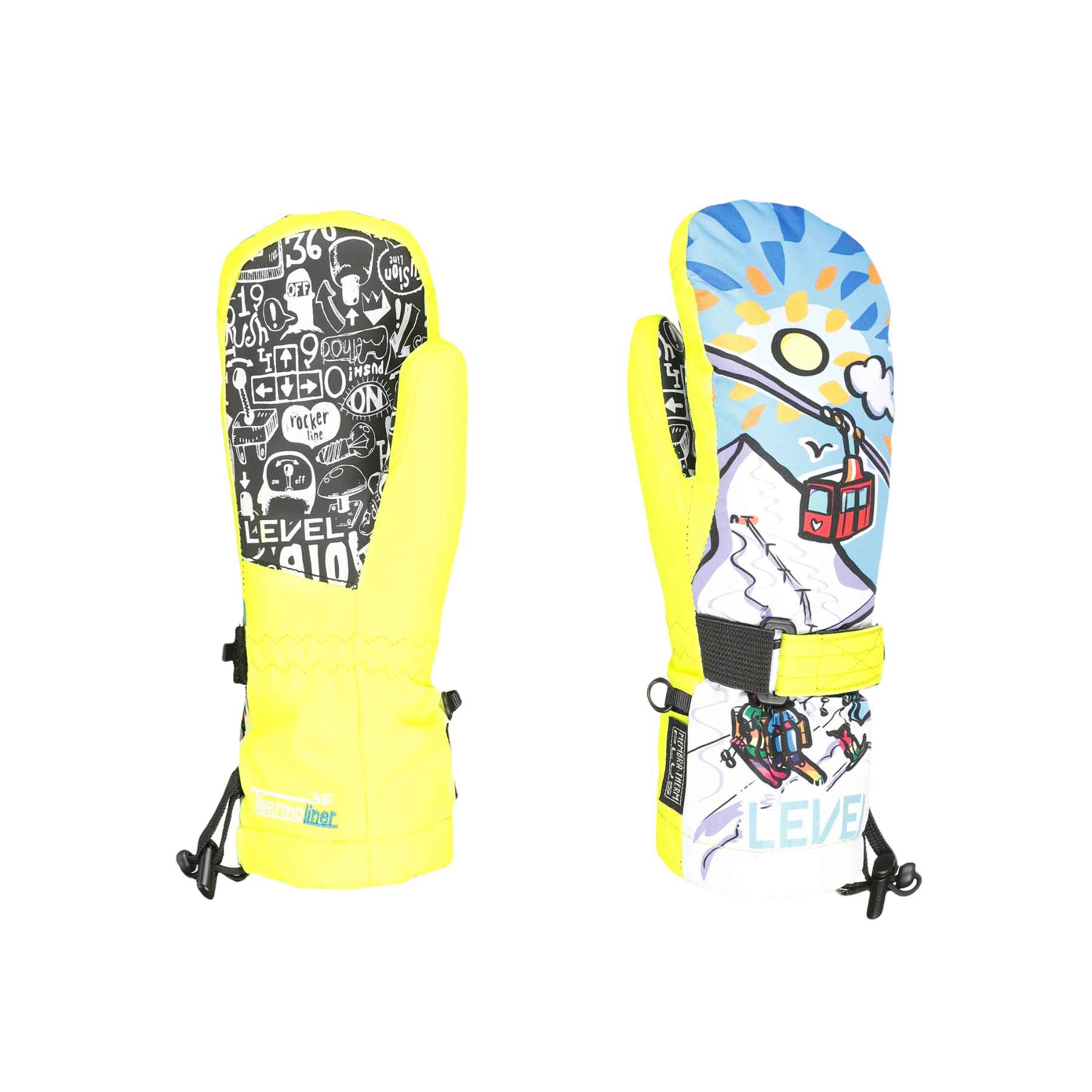 Level Junior Mitt in Yellow