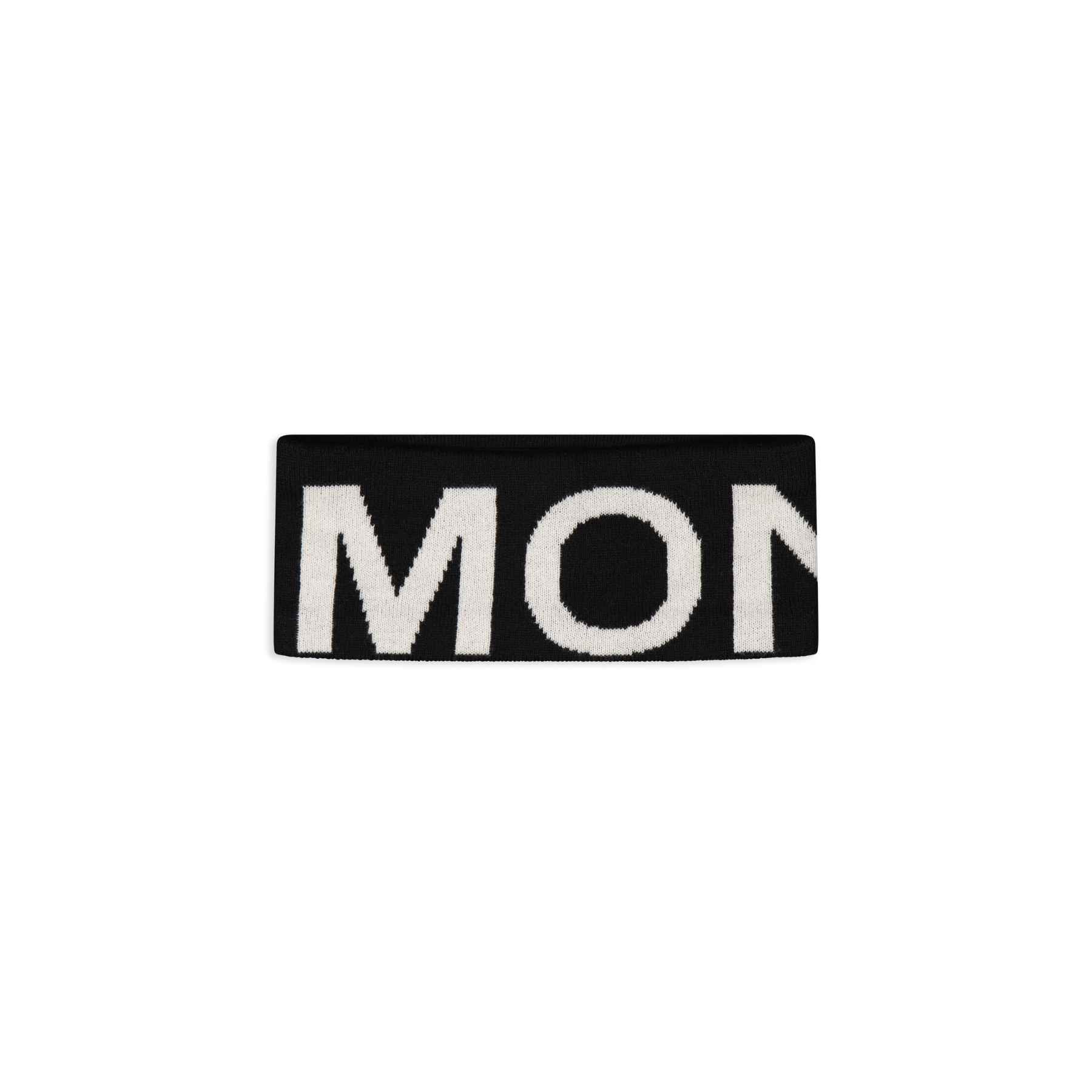 Mons Royale Arcadia Merino Headband in Black/White