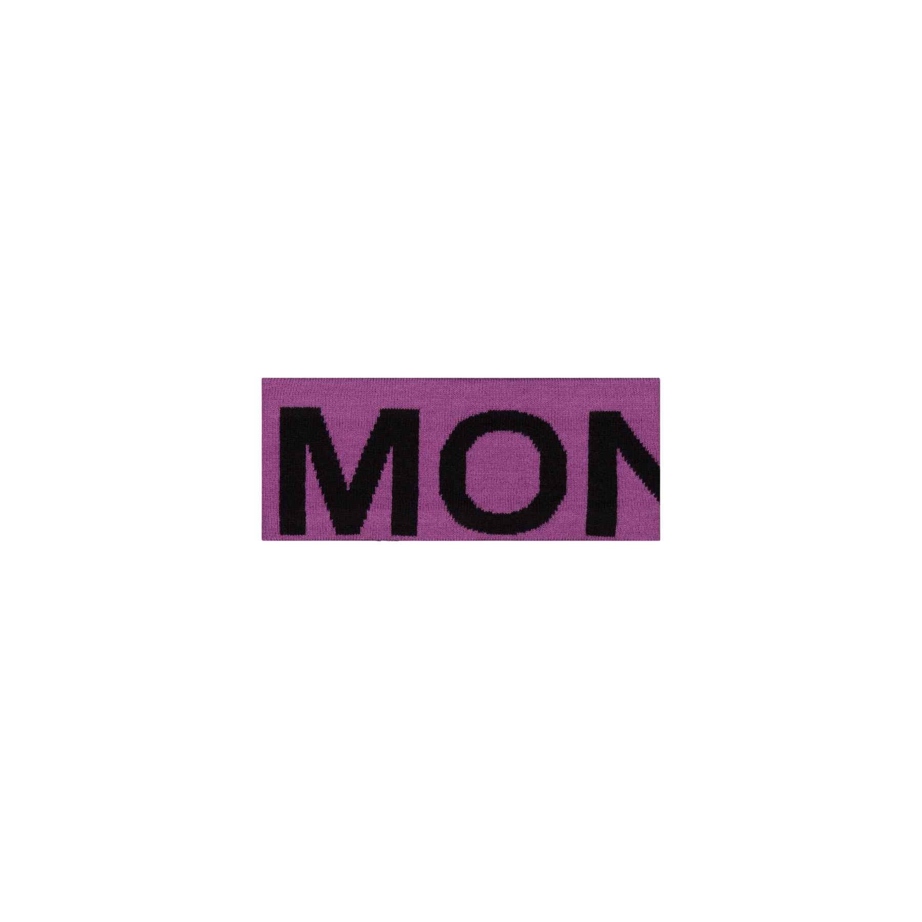Mons Royale Arcadia Merino Headband in Purple Bolt/Black