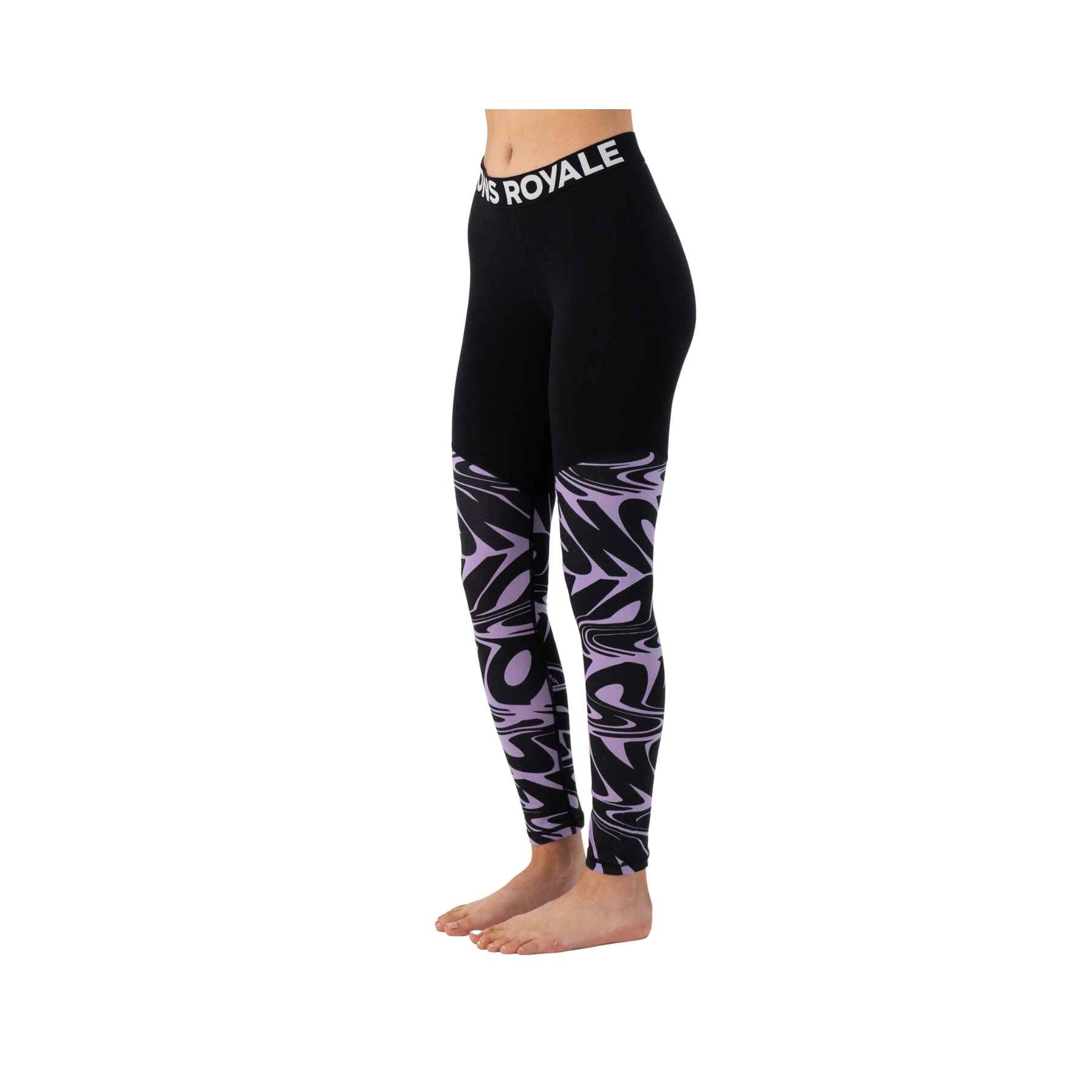 Mons Royale Cascade Merino Flex Legging in Signal Lost Lupin