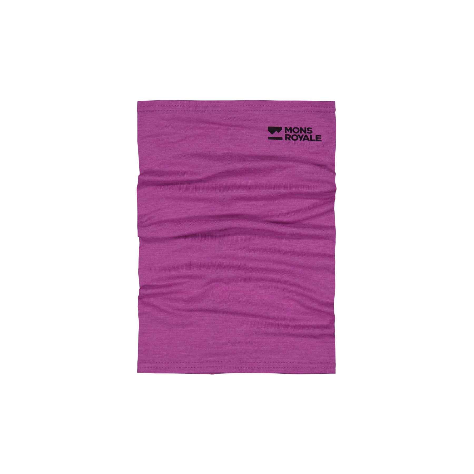 Mons Royale Daily Dose Merino Neckwarmer in Purple Bolt