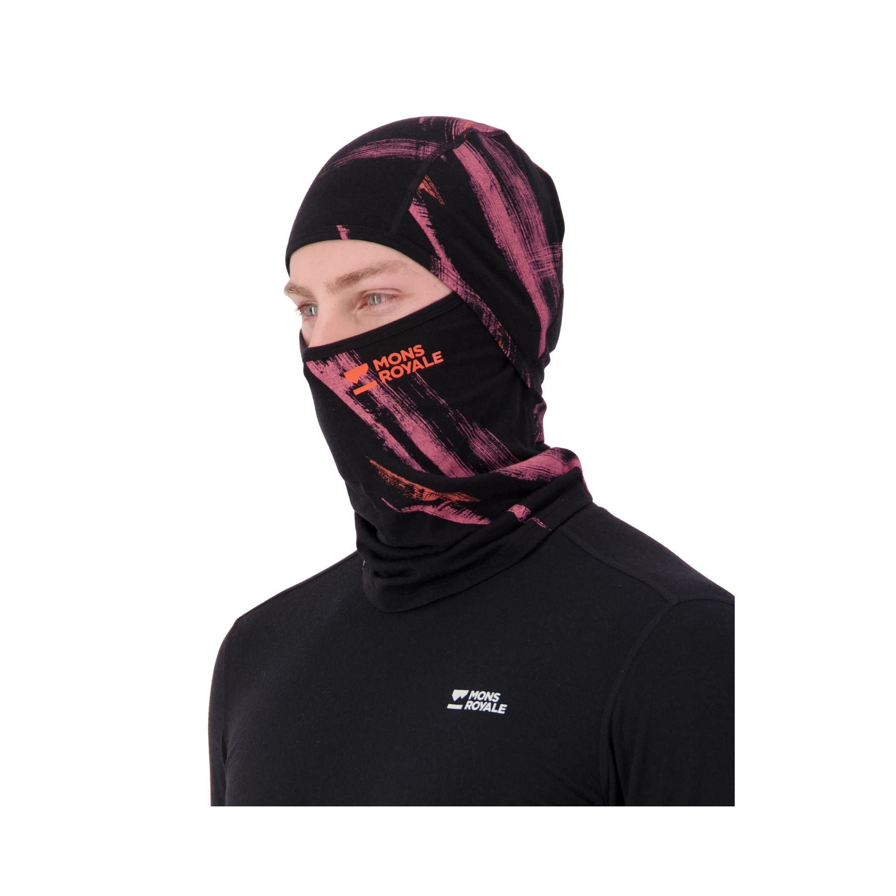 Mons Royale Santa Rosa Merino Balaclava - Airbrush