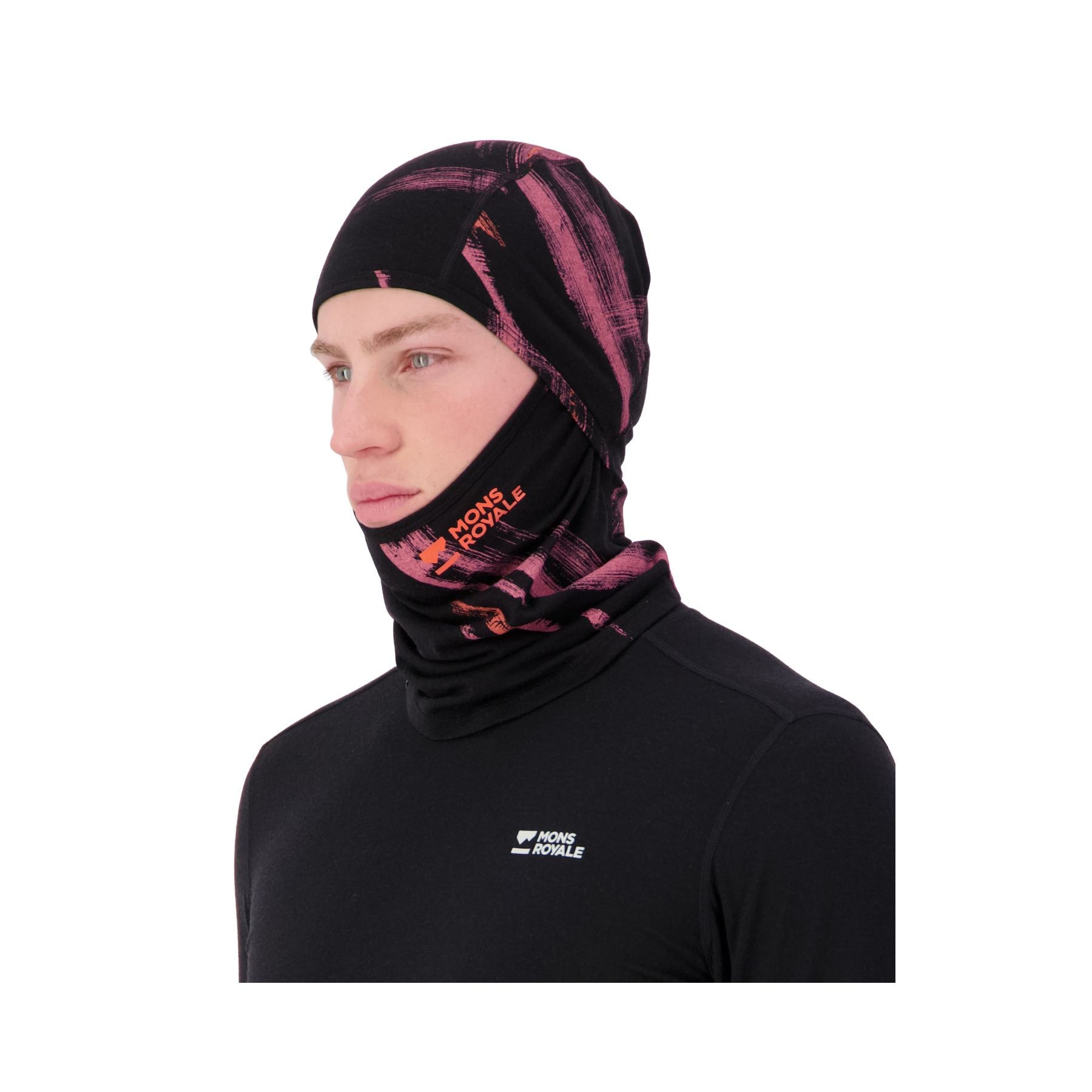 Mons Royale Santa Rosa Merino Balaclava - Airbrush