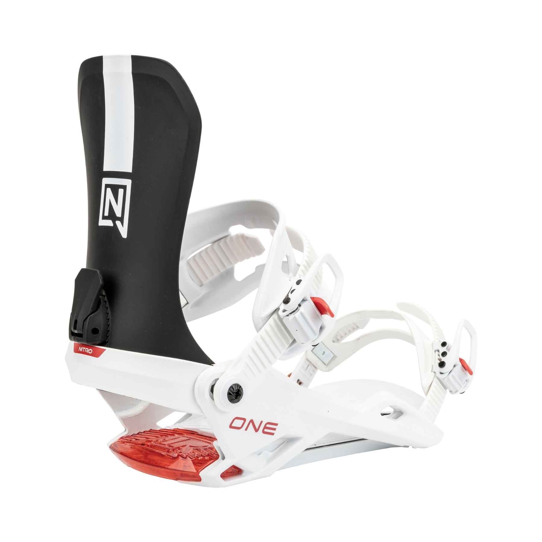 Nitro One Bindings in Black/White/Red