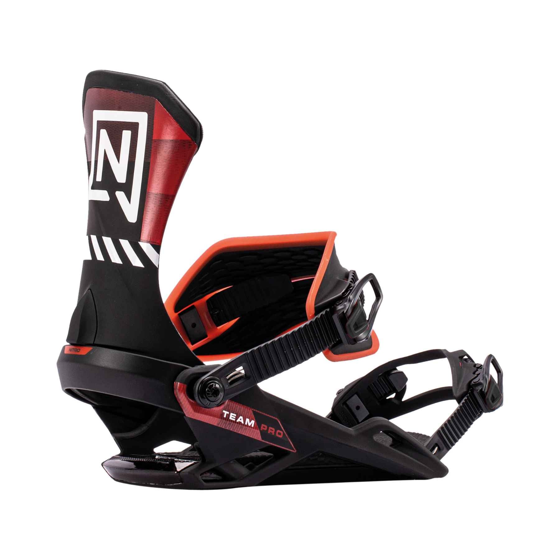 Nitro Team Pro Bindings - Black Red
