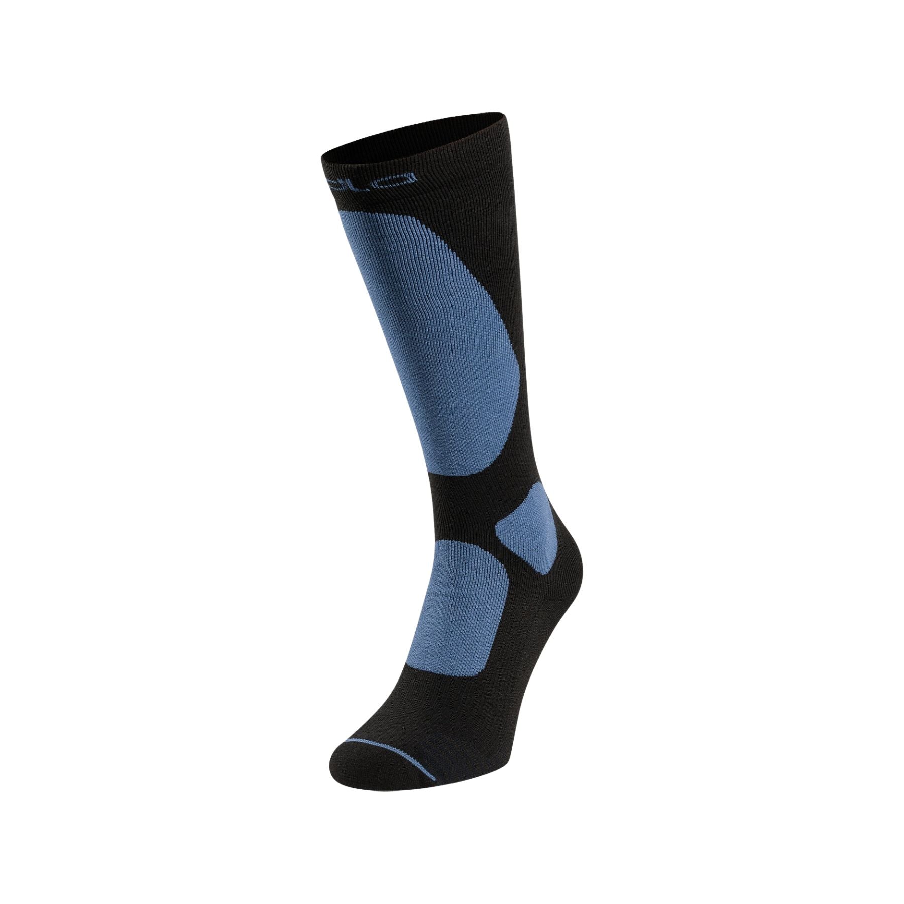 Odlo Active Warm Essentials Ski Sock in Black/ Folkstone Gray