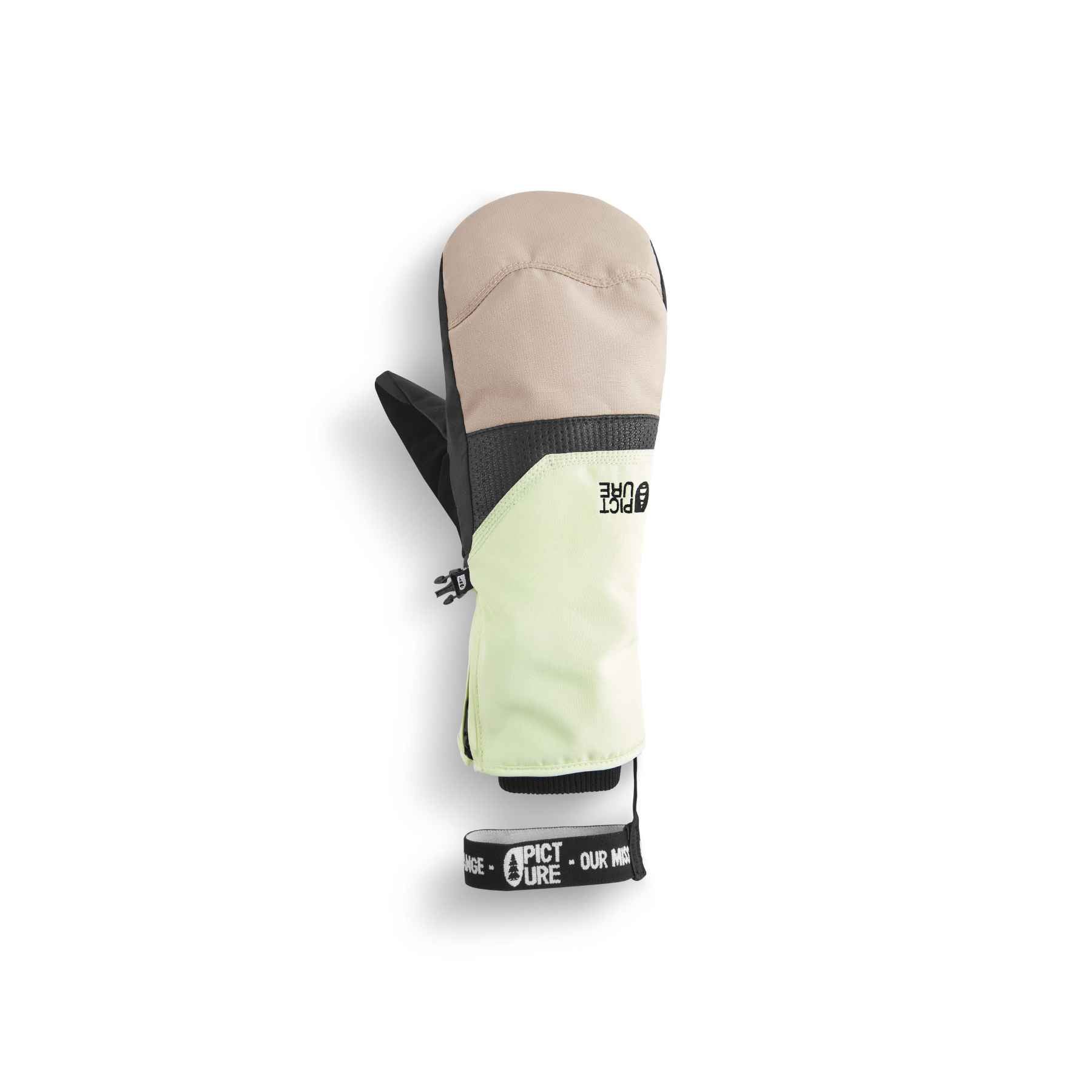 Picture Kali Mitts in Lime Cream