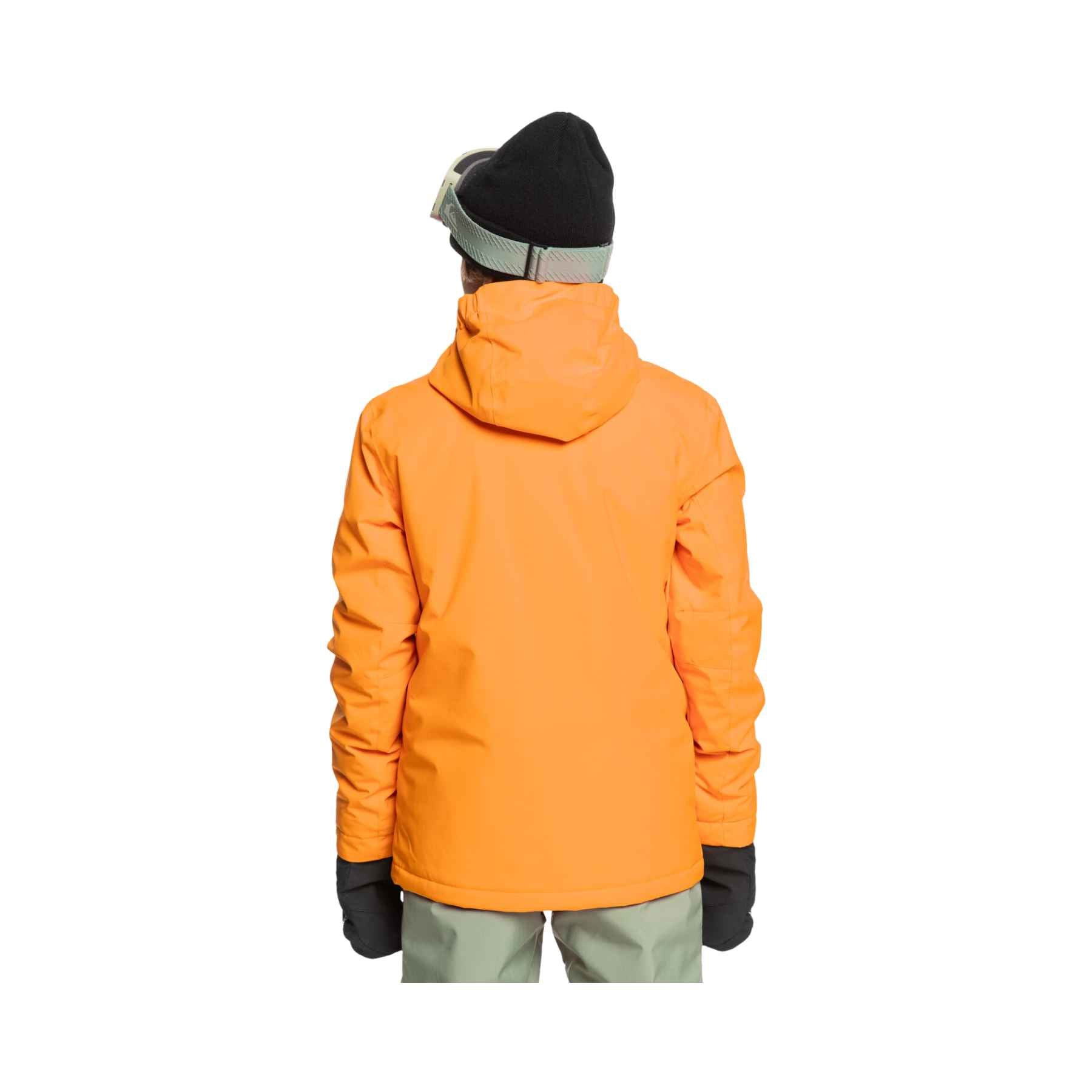 Quiksilver Mission Youth Jacket in Orange Pepper