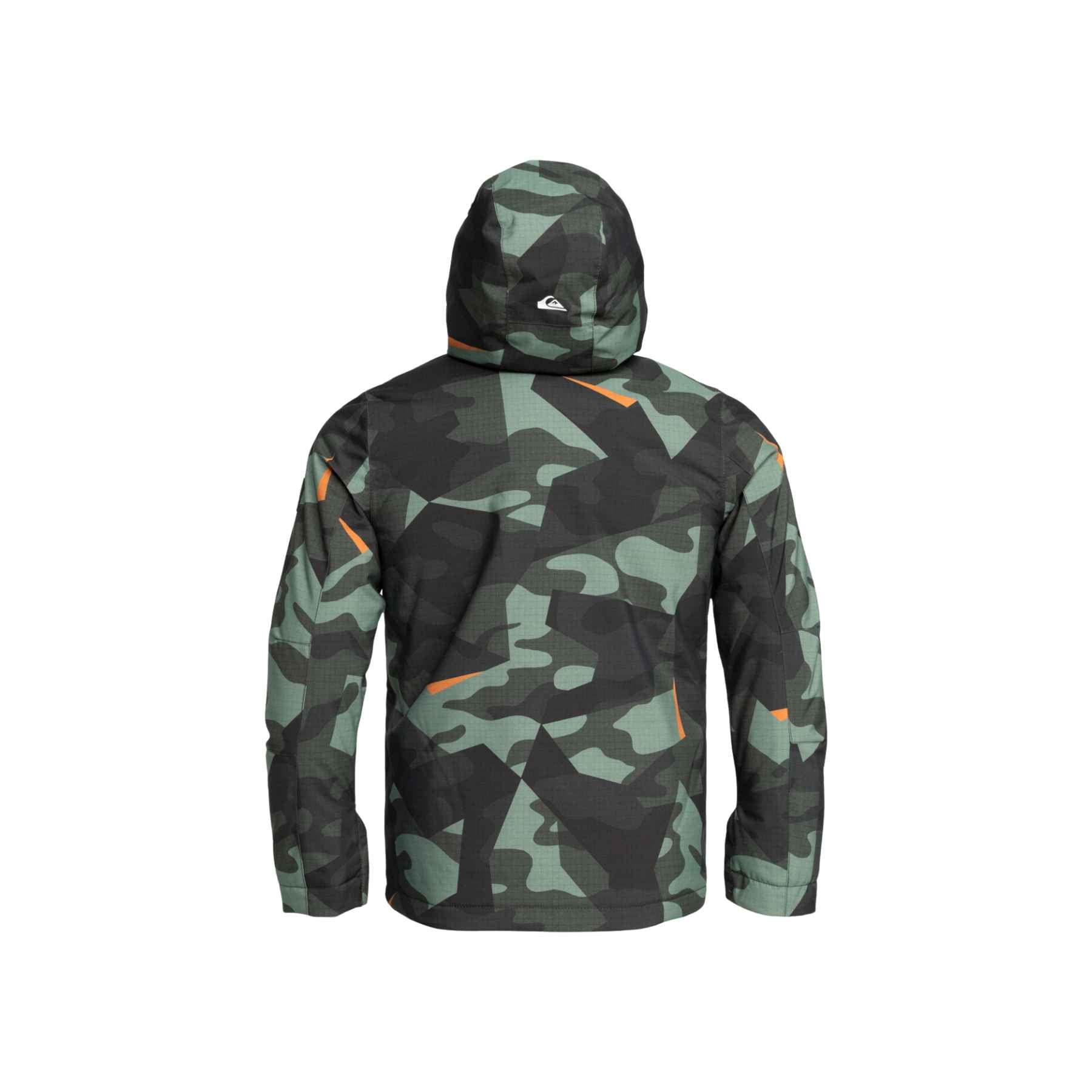 Quiksilver Mission Printed Youth Jacket in Puzzle Camo Sea Spray