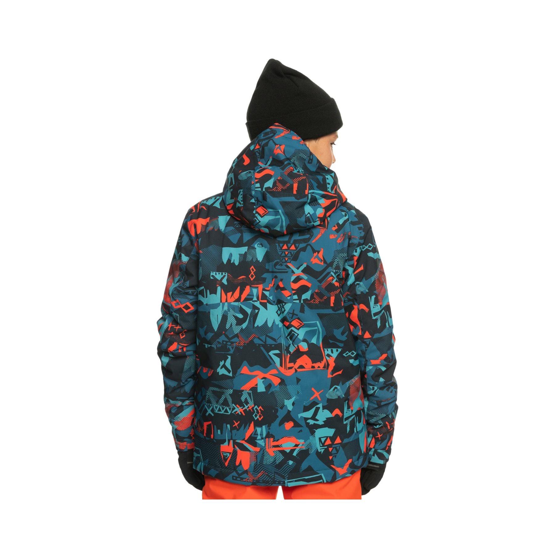 Quiksilver Mission Printed Youth Jacket in Building Mountains GR