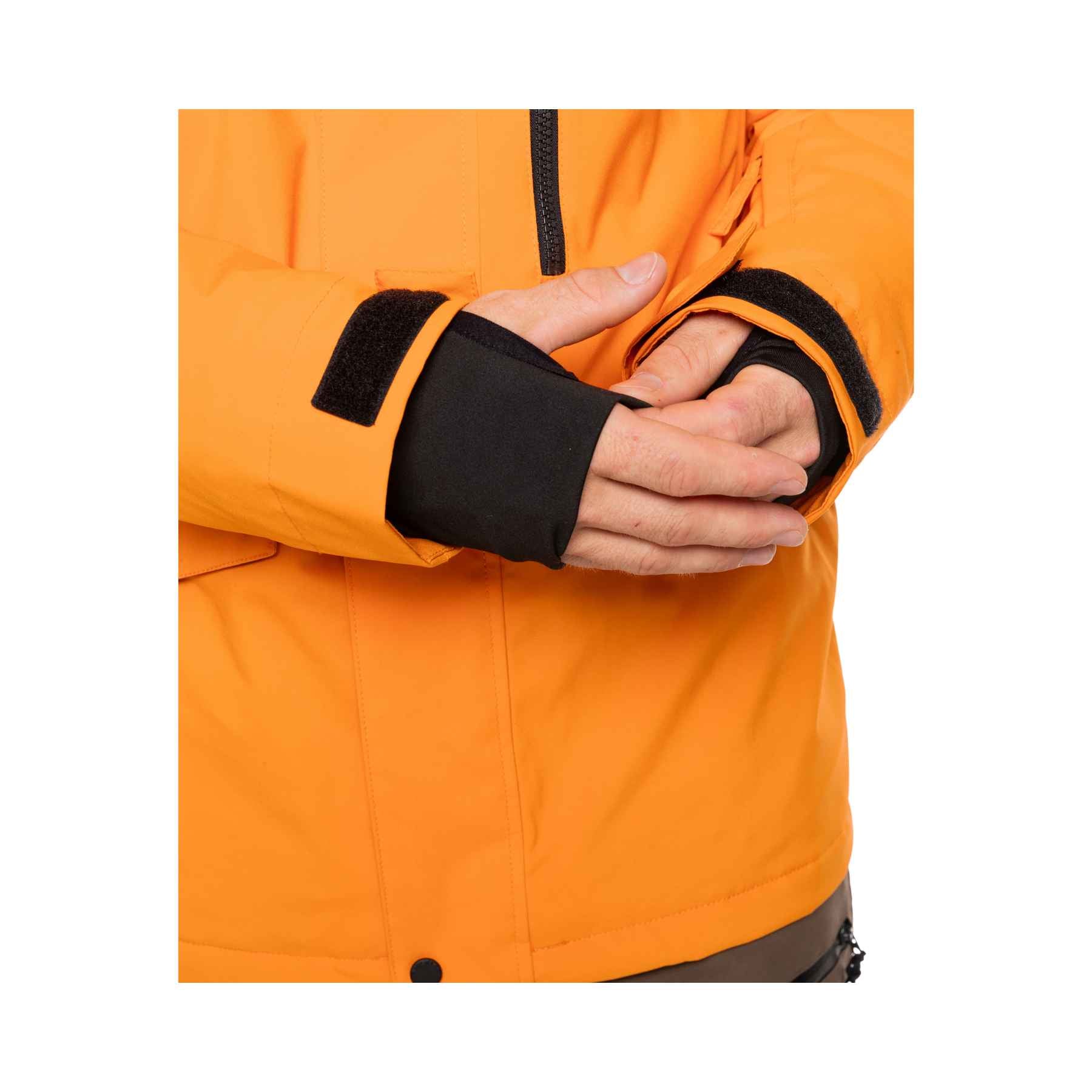 Quiksilver Mission Solid Jacket in Orange Pepper