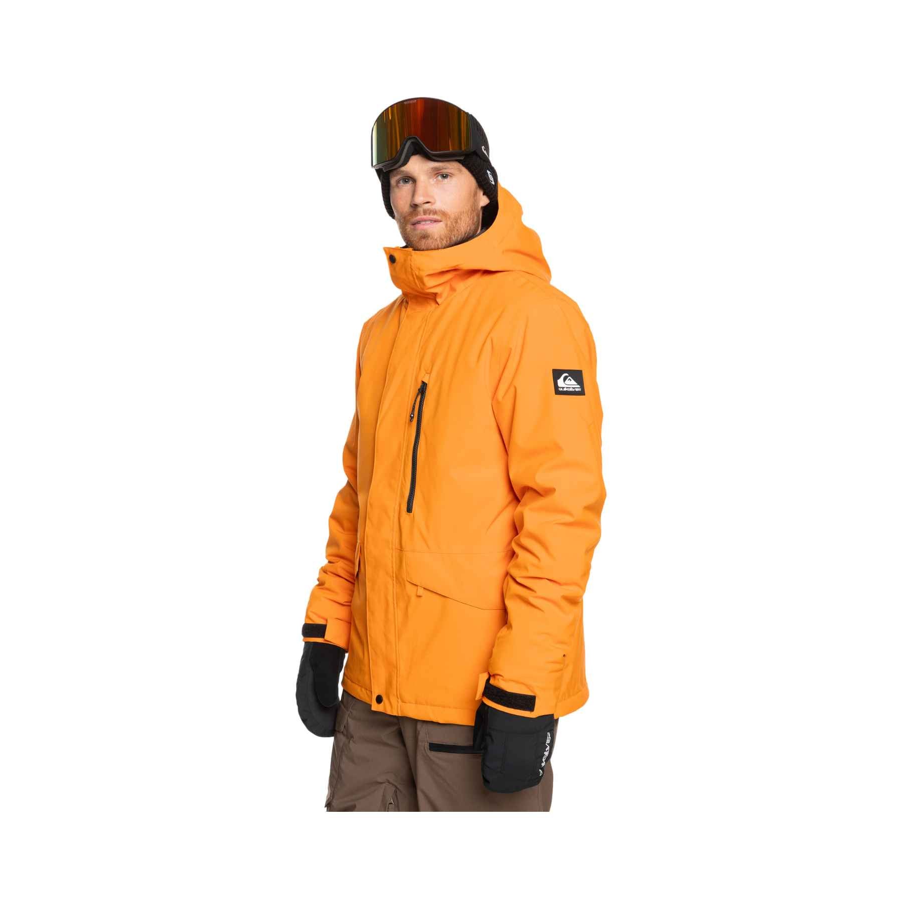 Quiksilver Mission Solid Jacket in Orange Pepper