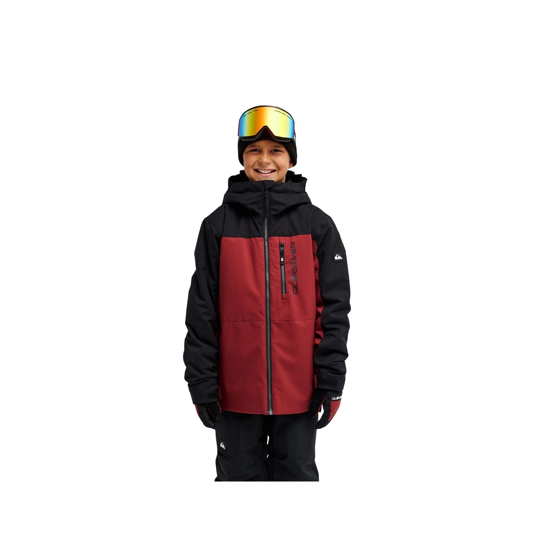 Quiksilver Sycamore Youth Jacket - Oxblood Red
