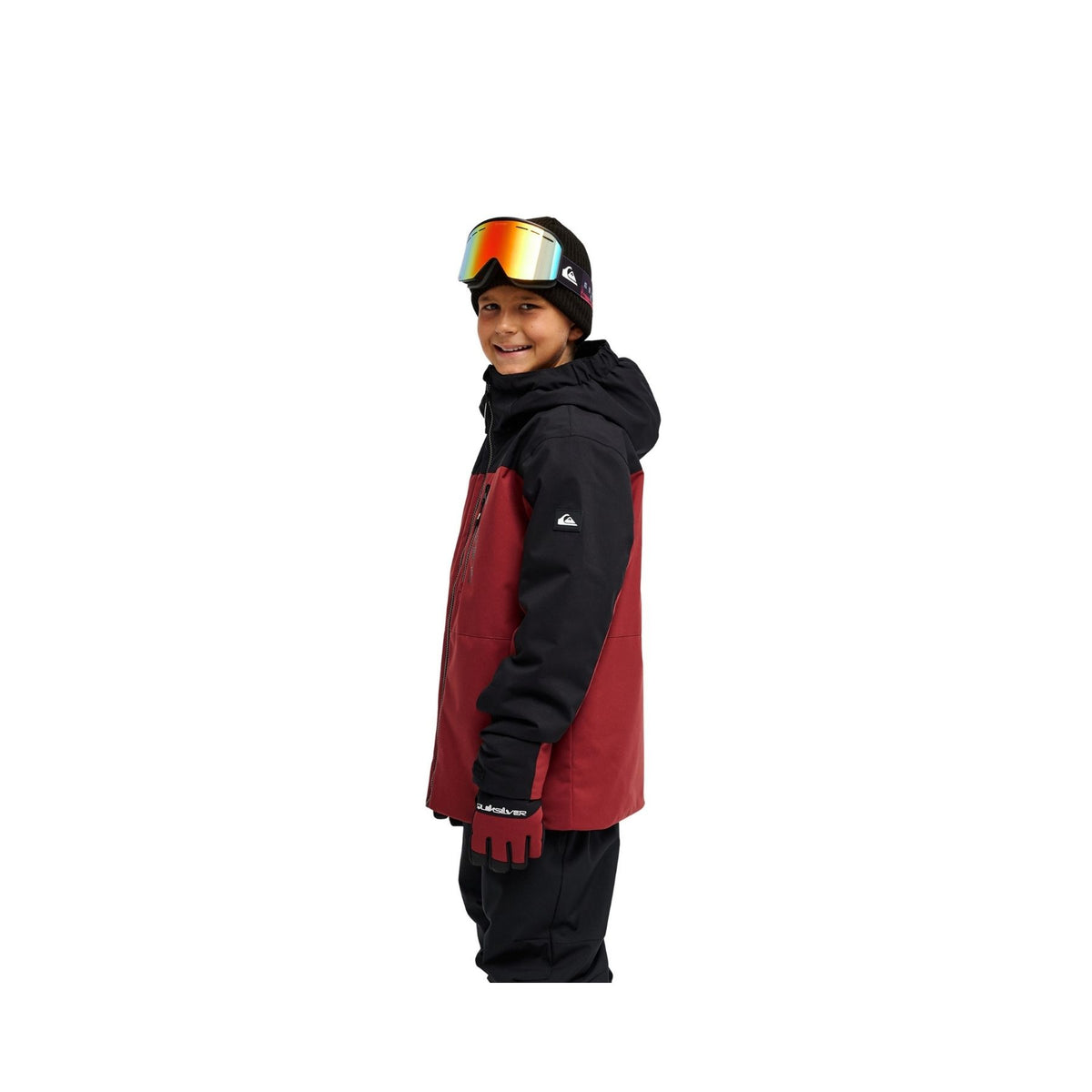 Quiksilver Sycamore Youth Jacket - Oxblood Red