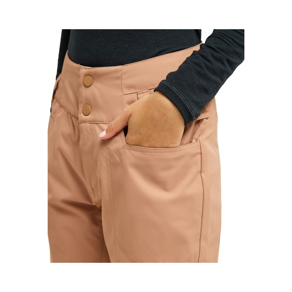 Roxy Diversion Pants - Cafe Au Lait