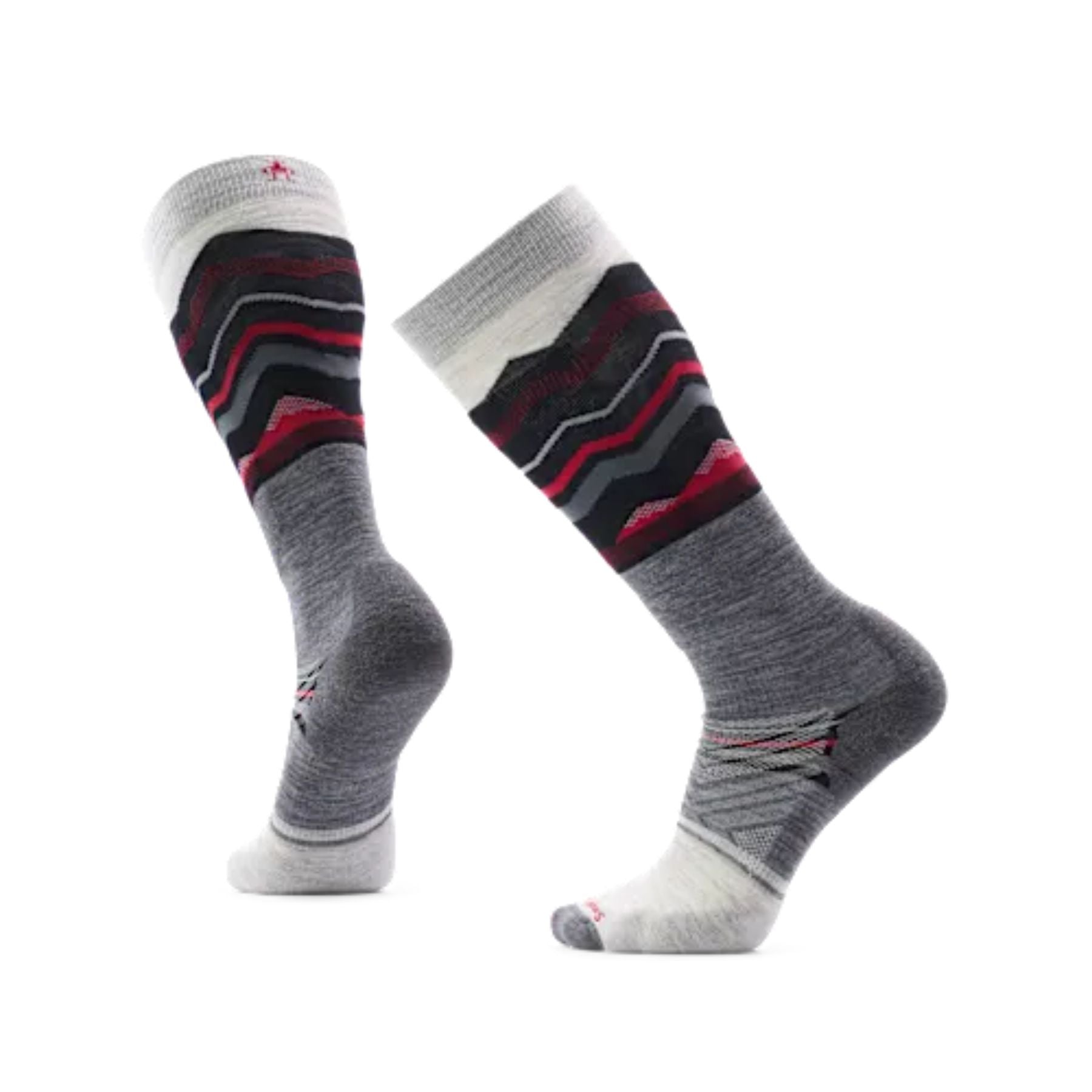 Smartwool Ski Targeted Cushion Expanding Horizons OTC Socks - Medium Grey