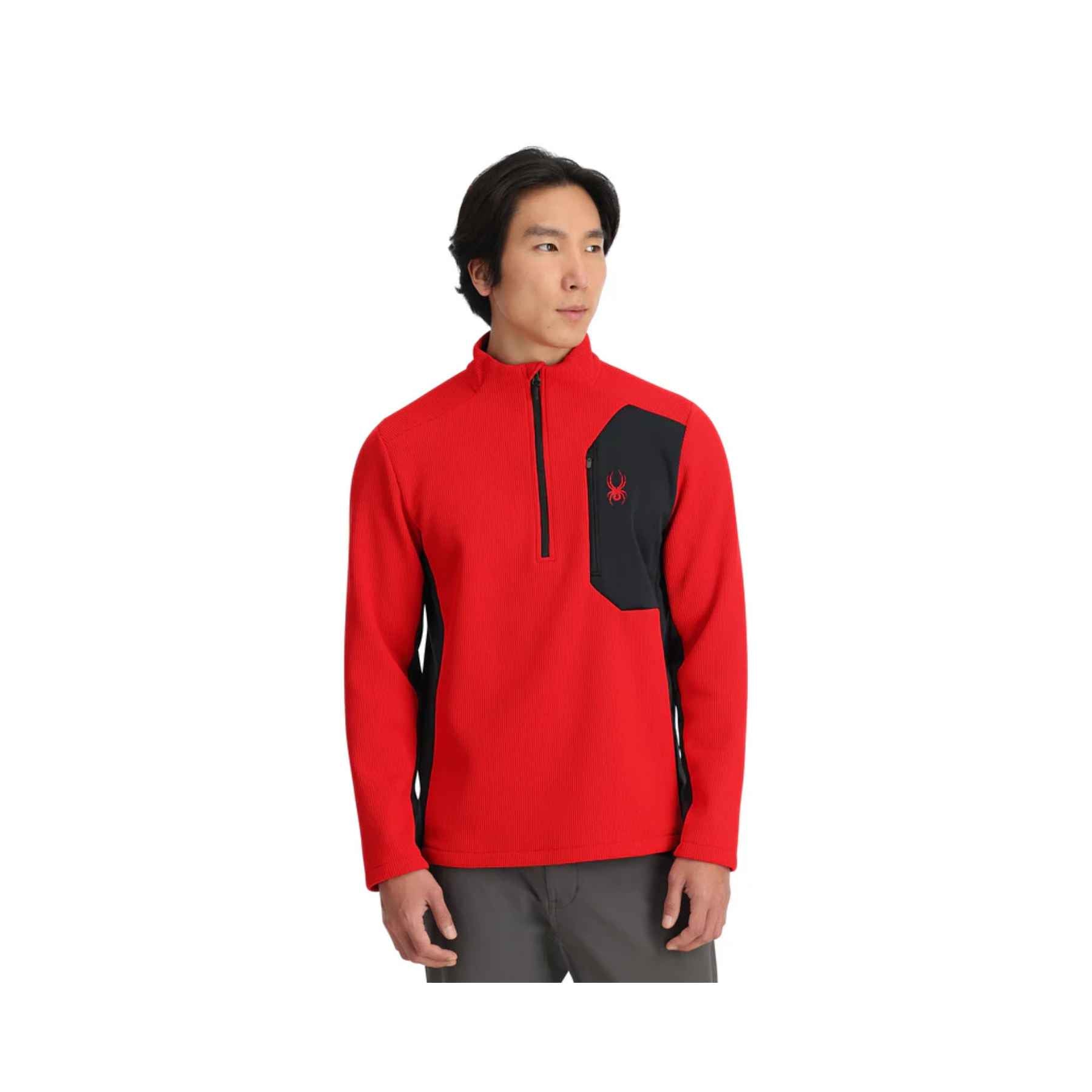 Spyder Bandit 1/2 Zip Jacket in Spyder Red