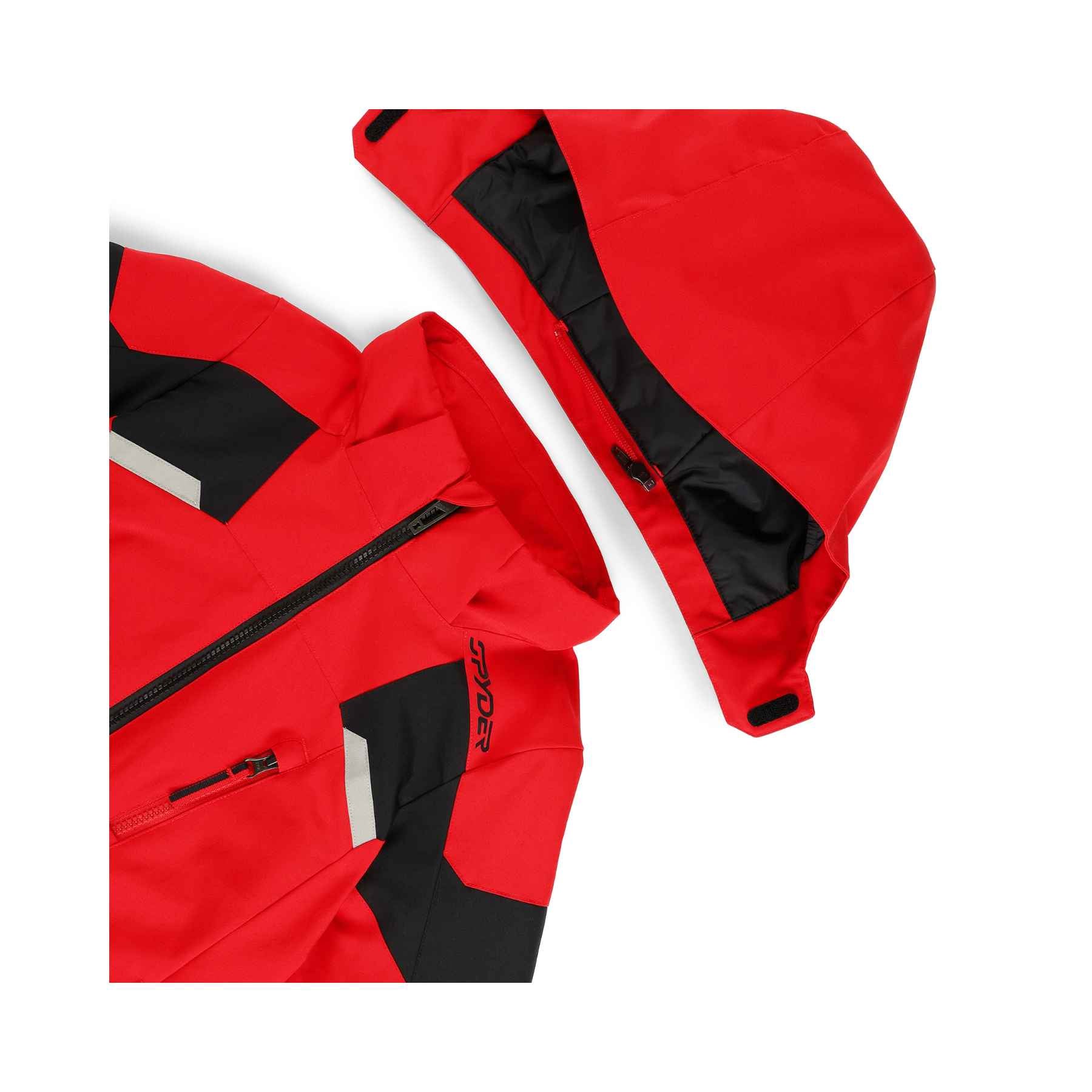 Spyder Boys Leader Jacket in Spyder Red