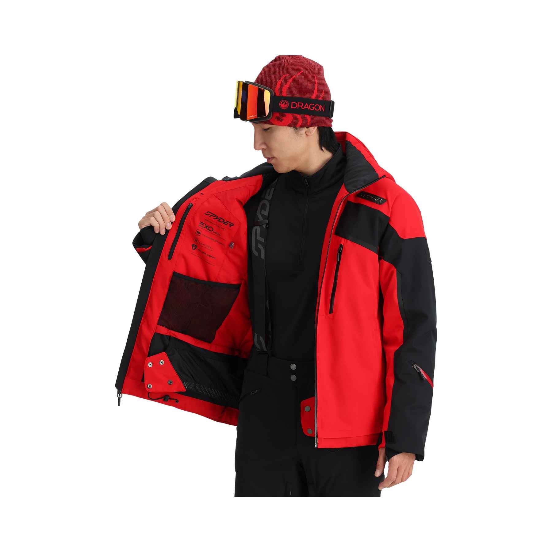 Spyder Leader Jacket in Spyder Red