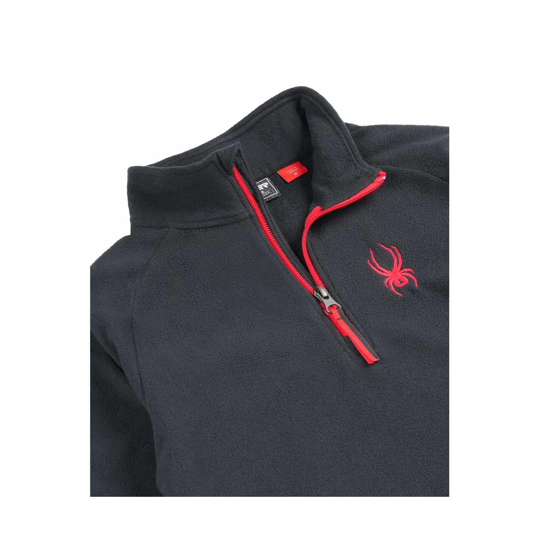 Spyder Youth Speed Fleece 1/2 Zip in Black