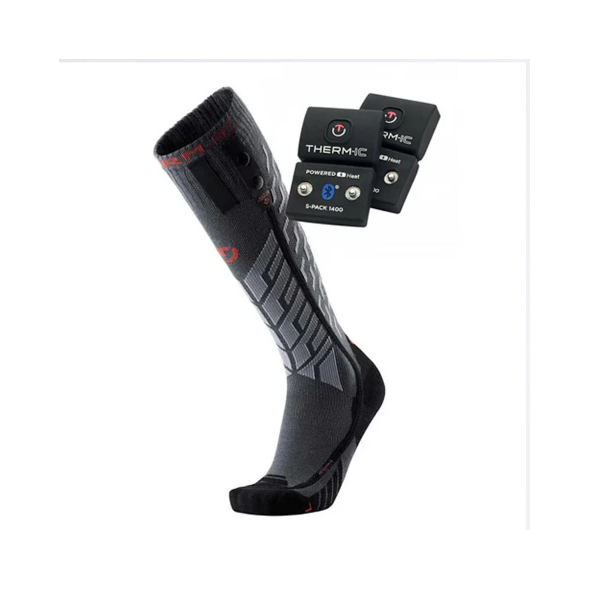 Therm-ic Ultra Warm Performance Heated Ski Socks + SPACK 4000B Battery